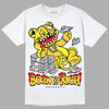 Jordan 4 Retro “Vivid Sulfur” DopeSkill T-Shirt Born To Be Rich Graphic Streetwear - White 