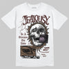 A Ma Maniére x Air Jordan 4 “Dark Mocha” DopeSkill T-Shirt Jealousy Graphic Streetwear - White