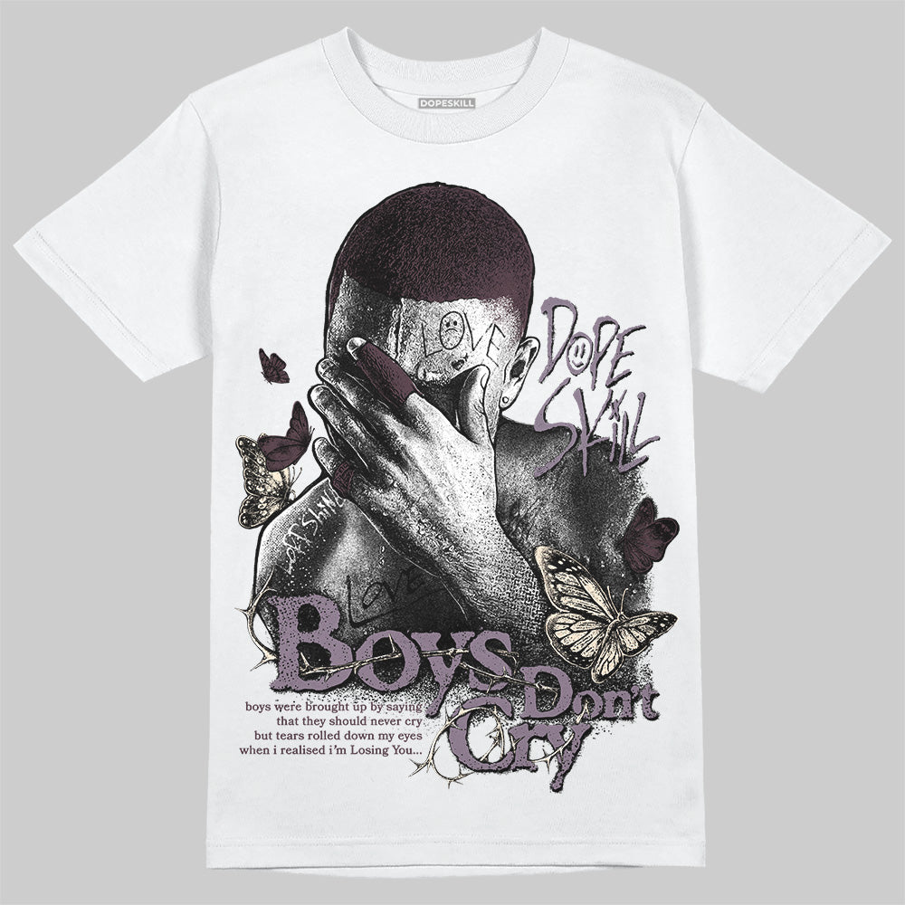 A Ma Maniére x Air Jordan 3 "Burgundy Crush" DopeSkill T-Shirt Boys Don't Cry Graphic Streetwear - White 