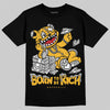 Jordan 5 'Tokyo' DopeSkill T-Shirt Born To Be Rich Graphic Streetwear - Black