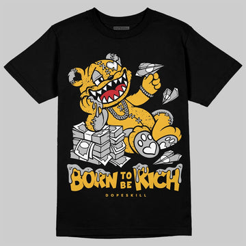 Jordan 5 'Tokyo' DopeSkill T-Shirt Born To Be Rich Graphic Streetwear - Black