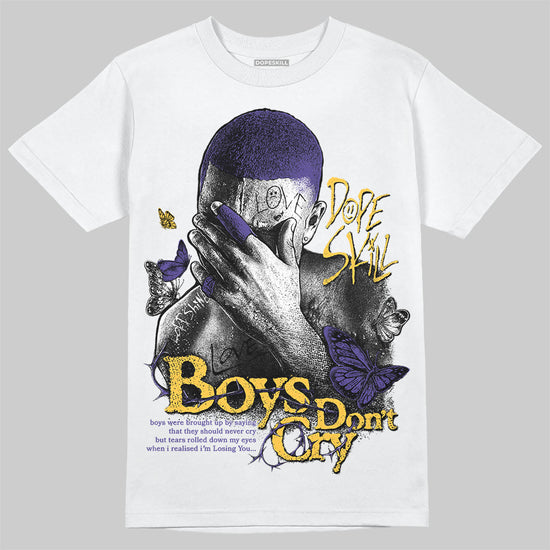 Kobe 8 Protro "Lakers Home" DopeSkill T-Shirt Boys Don't Cry Graphic Streetwear - White