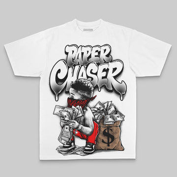 Paper Chaser Boy Oversize Print DopeSkill T-shirt Streetwear - White 