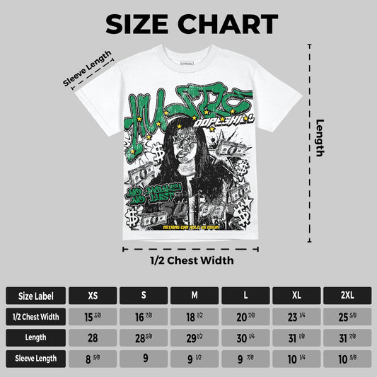 Green Collection DopeSkill Oversize Print T-Shirt No Money No Lust Graphic