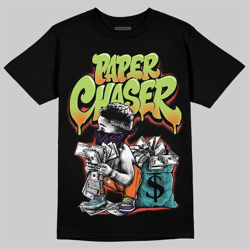 Max 95 Big Bubble Multi-Color DopeSkill T-Shirt Paper Chaser Boy Graphic Streetwear - black