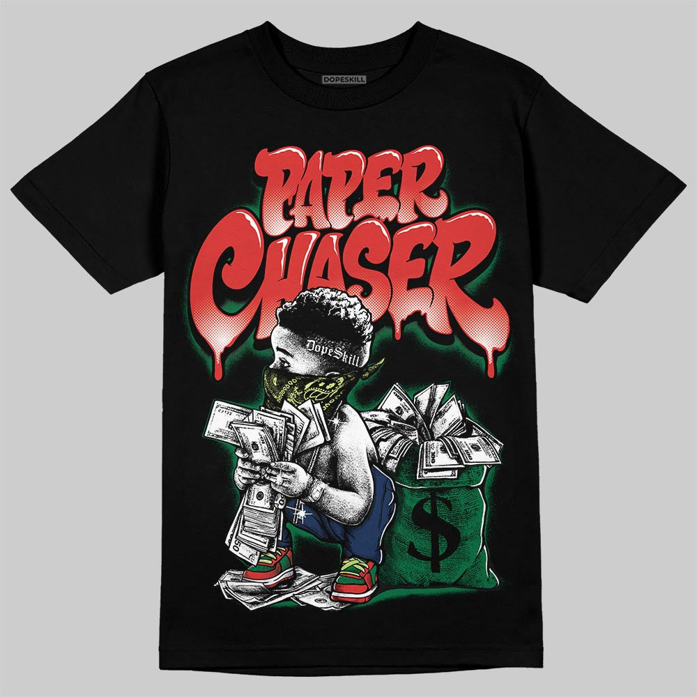 Air Max 95 'Paisley Bandana' DopeSkill T-Shirt Paper Chaser Boy Graphic Streetwear - Black