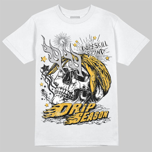 Jordan 5 'Tokyo' DopeSkill T-Shirt Drip Season Graphic Streetwear - White