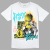 New Balance 9060 “Cyan Burst” DopeSkill T-Shirt Drip'n Never Tripp'n Graphic Streetwear - White