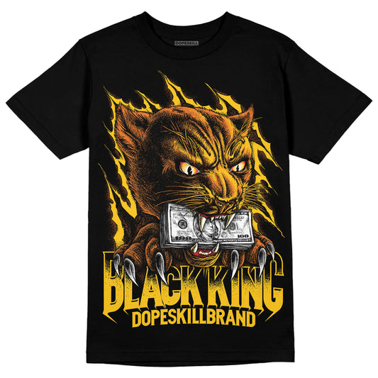 Yellow Sneakers DopeSkill T-Shirt Black King Graphic Streetwear - Black