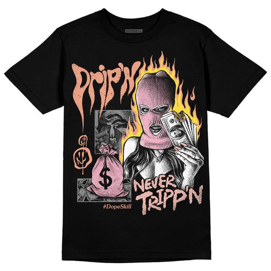 Jordan 11 Low “Legend Pink” DopeSkill T-Shirt Drip'n Never Tripp'n Graphic Streetwear - Black