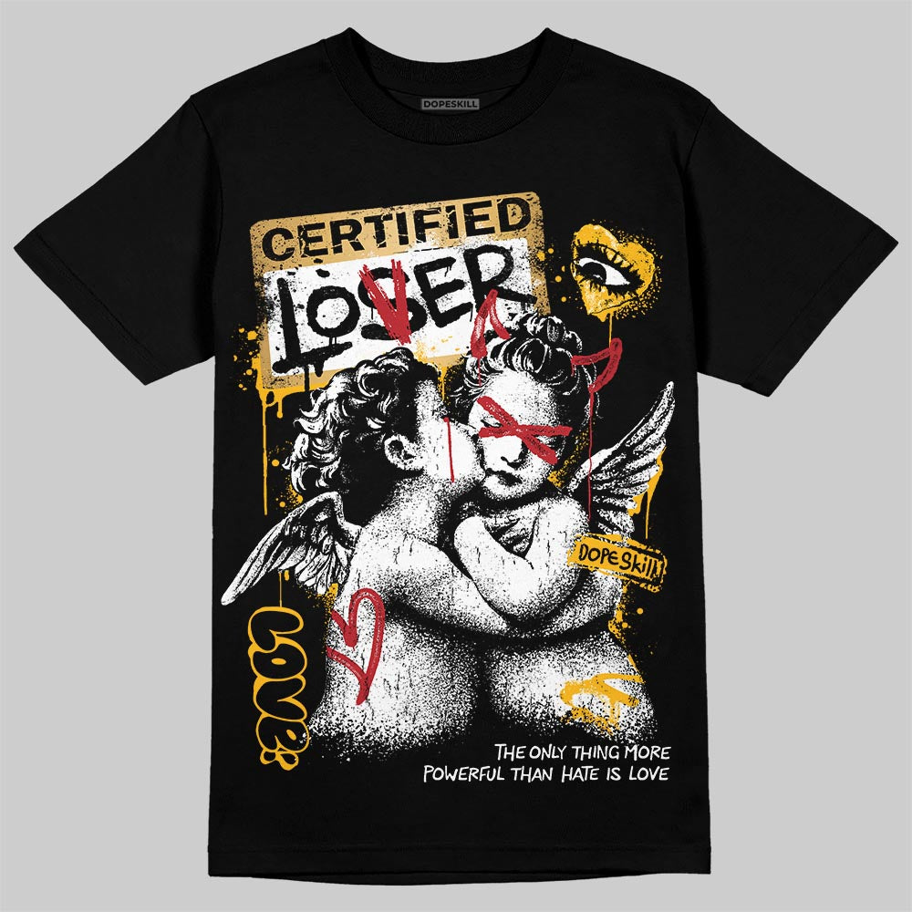 Jordan 12 Retro 'Taxi' 2025 DopeSkill T-Shirt Certified Lover Graphic Streetwear - Black