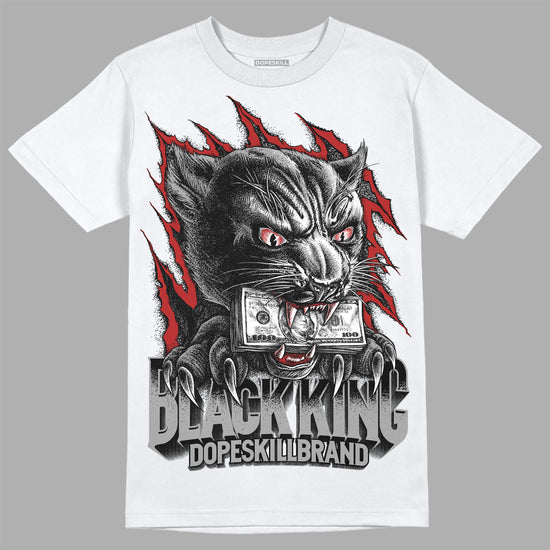 Jordan 14 "Black/White" DopeSkill T-Shirt Black King Graphic Streetwear - White 