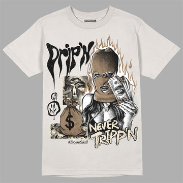 Jordan 5 SE “Sail” DopeSkill Sand T-shirt Drip'n Never Tripp'n Graphic Streetwear