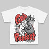 Jordan 4 Retro Toro Bravo DopeSkill Toddler Kids T-shirt God Made Me Perfect Graphic Streetwear - White 