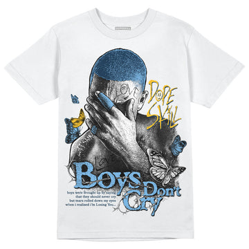 Jordan 1 High OG “First in Flight” DopeSkill T-Shirt Boys Don't Cry Graphic Streetwear - White