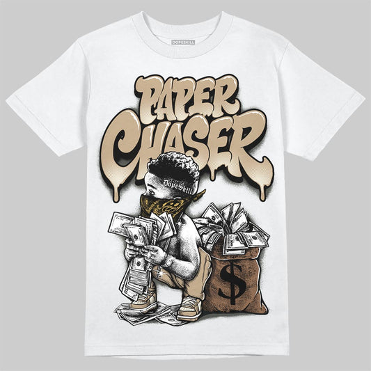 Jordan 1 High OG “Shop Jacket” DopeSkill T-Shirt Paper Chaser Boy Graphic Streetwear - White