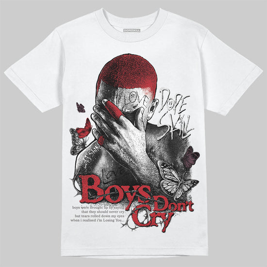 New Balance 1906R Silver Classic Crimson DopeSkill T-Shirt Boys Don't Cry Graphic Streetwear - White