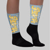 Blue Grey 13s DopeSkill Sublimated Socks Hustle Graphic