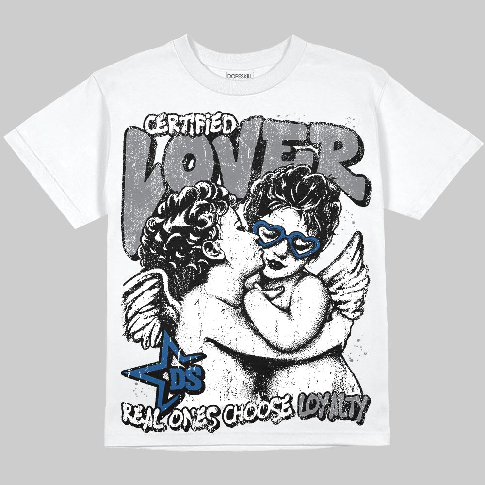 Jordan 9 Retro 'Flint Grey' 2026 DopeSkill T-Shirt Real Ones Choose Loyalty Graphic Streetwear - White 