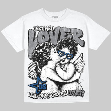Jordan 9 Retro 'Flint Grey' 2026 DopeSkill T-Shirt Real Ones Choose Loyalty Graphic Streetwear - White 