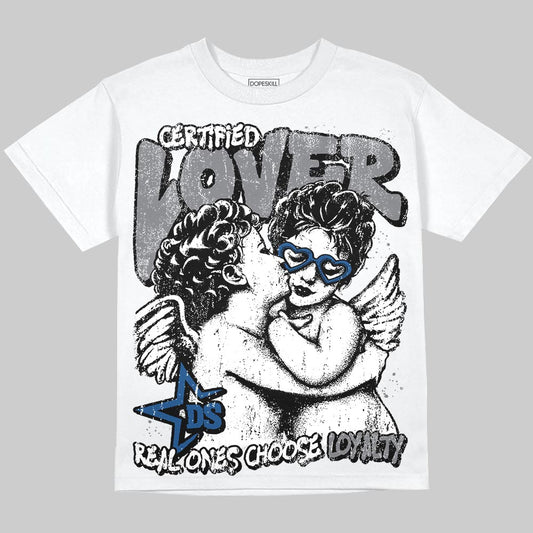 Jordan 9 Retro 'Flint Grey' 2026 DopeSkill T-Shirt Real Ones Choose Loyalty Graphic Streetwear - White 