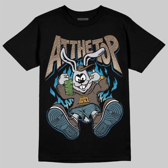 Jordan 3 GS “We Outside” DopeSkill T-Shirt At The Top Graphic Streetwear - black