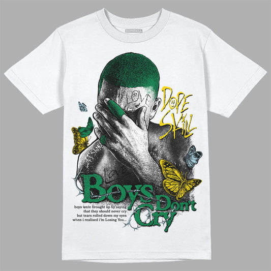 Jordan 5 “Lucky Green” DopeSkill T-Shirt Boys Don't Cry Graphic Streetwear - White