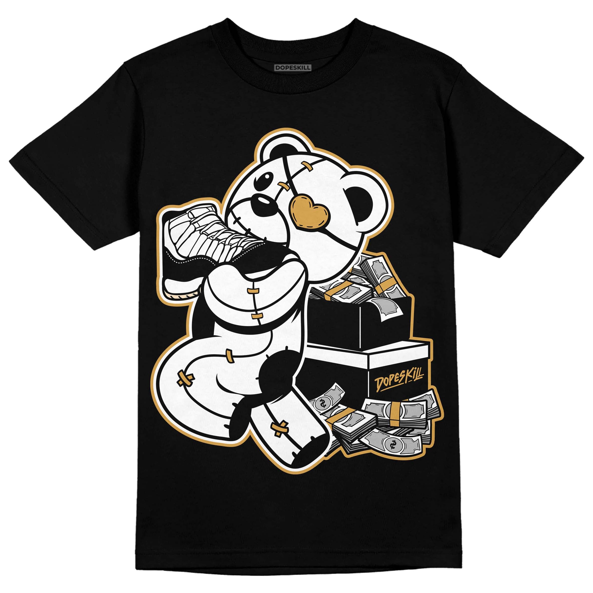 Gratitude 11s DopeSkill T-Shirt Bear Steals Sneaker Graphic – DOPESKILL