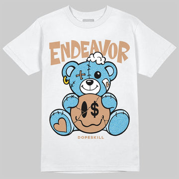 Jordan 4 Denim “Worn Blue” DopeSkill T-Shirt Endeavor Graphic Streetwear - White 