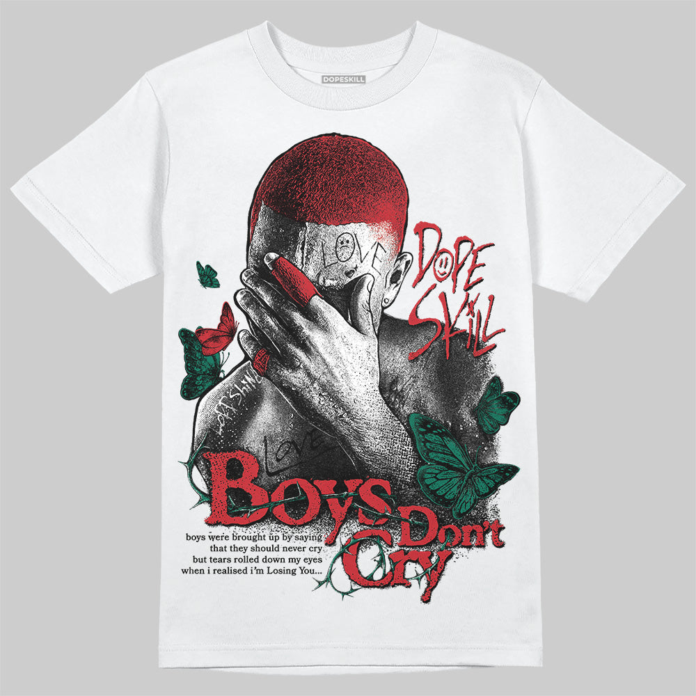 Jordan 5 ‘El Grito’ DopeSkill T-Shirt Boys Don't Cry Graphic Streetwear - White