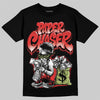 Jordan 4 GS “Black/Infrared 23” DopeSkill T-Shirt Paper Chaser Boy Graphic Streetwear - black