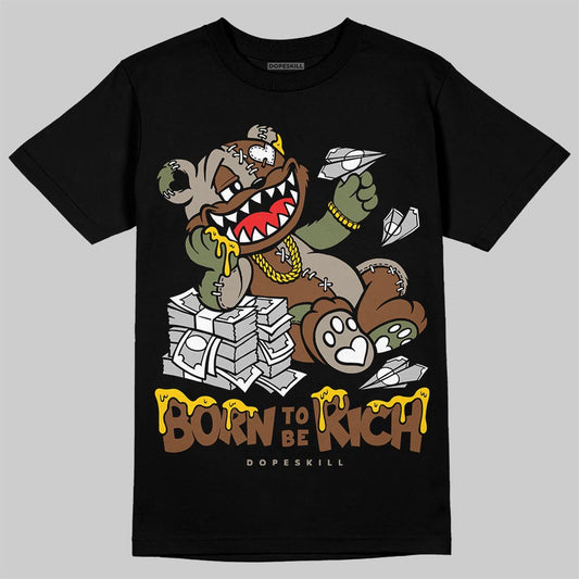 New Balance ABZORB 2010 “Pecan” DopeSkill T-Shirt Born To Be Rich Graphic Streetwear - Black