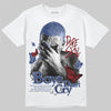 Jordan 6 Retro 'White And Midnight Navy' DopeSkill T-Shirt Boys Don't Cry Graphic Streetwear - White