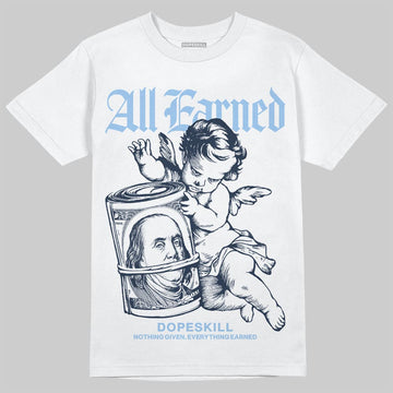 Asics Gel-Cumulus 16 Wash/Independence Blue DopeSkill T-Shirt All Earned Graphic Streetwear - White 