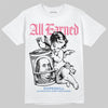 Jordan 1 High OG "Self-Expression" DopeSkill T-Shirt All Earned Graphic Streetwear - White