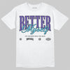 Jordan 8 Retro 'Aqua' 2025 DopeSkill T-Shirt Better Myself Graphic Streetwear - White