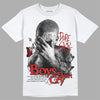 Jordan Spizike Low Bred DopeSkill T-Shirt Boys Don't Cry Graphic Streetwear - White 