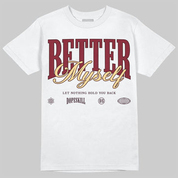 Jordan 3 PRM "Bin 23" DopeSkill T-Shirt Better Myself Graphic Streetwear - White