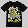 Air Max 90 x Patta Cyber and Particle Grey DopeSkill T-Shirt Born To Be Rich Graphic Streetwear - Black