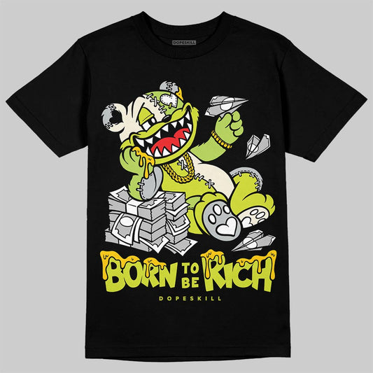 Air Max 90 x Patta Cyber and Particle Grey DopeSkill T-Shirt Born To Be Rich Graphic Streetwear - Black