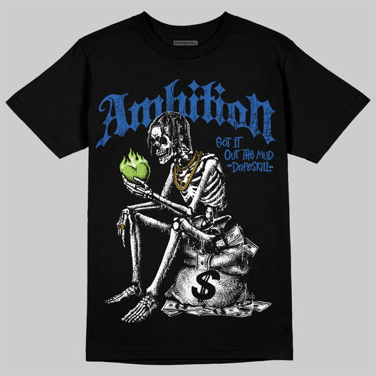 Air Griffey Max 1 Varsity Royal and Volt DopeSkill T-Shirt Ambition Graphic Streetwear - Black