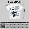 Cool Grey 11s DopeSkill Oversize Print T-Shirt You’re Lost Without Me Graphic