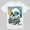 Jordan 11 Retro Gamma Blue (2025) DopeSkill T-Shirt Rebirth Graphic Streetwear - White 