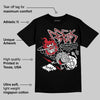 Black Cement 3s DopeSkill T-Shirt Break Through Graphic