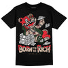 Dunk Low Freddy Krueger DopeSkill T-Shirt Born To Be Rich Graphic Streetwear - Black 