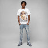 Wolf Grey 5s DopeSkill T-Shirt Real Ones Angel Graphic