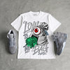 Wolf Grey 5s DopeSkill T-Shirt Loyal To The Bag Graphic
