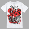 Jordan Spizike Low Bred DopeSkill T-Shirt No Days Off Graphic Streetwear - White 