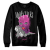 Jordan 4 GS “Hyper Violet” DopeSkill Sweatshirt Money Talks Graphic Streetwear - Black