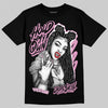 Jordan 4 WMNS “Orchid” DopeSkill T-Shirt New H.M.O Graphic Streetwear - Black